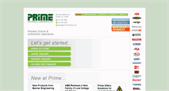 Desktop Screenshot of prime-industrial.com