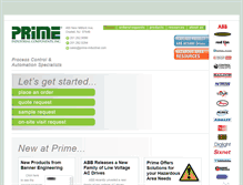 Tablet Screenshot of prime-industrial.com